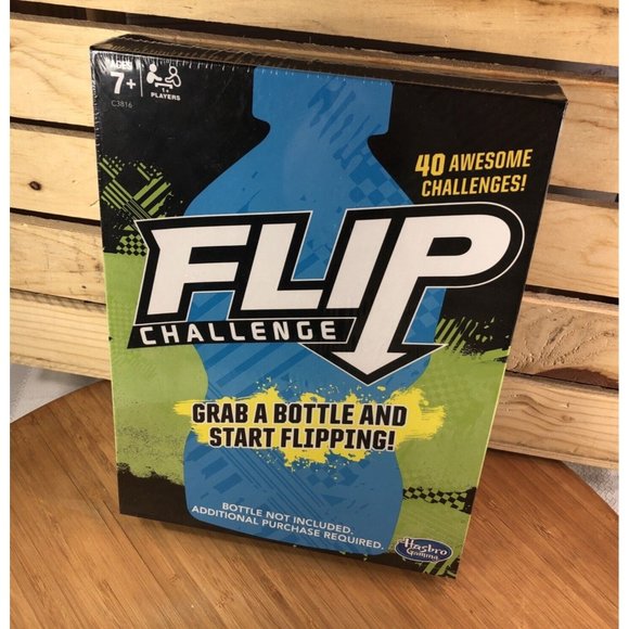Hasbro Gaming Flip Challenge: 40 Awesome Challenges 2017 Game ages 7+ New sealed - Picture 1 of 6